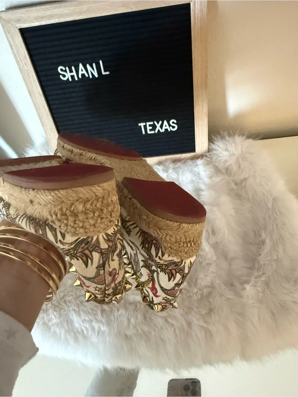 Christian Louboutin designer espadrille